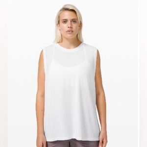 Lululemon Sleeveless White Top